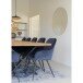 Spiegel >Jersey< in Messing, Stahl, Glas - 100x0,5x100cm (BxHxT)