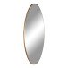Spiegel >Jersey< in Messing, Stahl, Glas - 100x0,5x100cm (BxHxT)