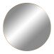 Spiegel >Jersey< in Messing, Stahl, Glas - 100x0,5x100cm (BxHxT)