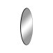 Spiegel >Jersey< in Schwarz, Stahl, Glas - 60x0,5x60cm (BxHxT)
