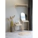 Hutablage >Abano< in Hellbraun, Massivholz - 78x17x31cm (BxHxT)