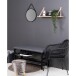 Wandregal >Forno< in Braun, Massivholz - 120x2x20cm (BxHxT)