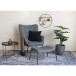Wandregal >Genk< in Schwarz, Metall - 47x10x47cm (BxHxT)