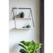 Wandregal >Bern< in Hellbraun, Massivholz - 50x52x21cm (BxHxT)