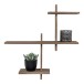 Wandregal >Gavi< in Hellbraun, Massivholz - 55x60x15cm (BxHxT)