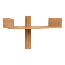 Wandregal >Villa< in Hellbraun, Bambus - 50x36x25cm (BxHxT)