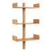 Wandregal >Villa< in Hellbraun, Bambus - 50x102x25cm (BxHxT)