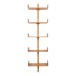 Wandregal >Villa< in Hellbraun, Bambus - 50x180x25cm (BxHxT)