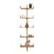 Wandregal >Villa< in Hellbraun, Bambus - 50x180x25cm (BxHxT)