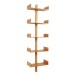 Wandregal >Villa< in Hellbraun, Bambus - 50x180x25cm (BxHxT)