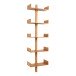 Wandregal >Villa< in Hellbraun, Bambus - 50x180x25cm (BxHxT)
