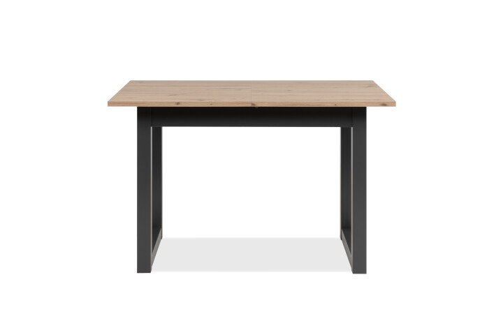 Esstisch >Denver< (auszihbar bis 160cm) Artisan Eiche Dekor / anthrazit - 120(160)x75x80cm (BxHxT)
