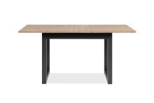 Esstisch >Denver< (auszihbar bis 160cm) Artisan Eiche Dekor / anthrazit - 120(160)x75x80cm (BxHxT)