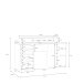 Schreibtisch >Net< in Artisan Eiche und Hellgrau - 145x90,7x60cm (BxHxT)