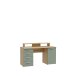 Schreibtisch >Net< in Artisna Eiche und salbei - 145x90,7x60cm (BxHxT)