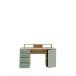 Schreibtisch >Net< in Artisna Eiche und salbei - 145x90,7x60cm (BxHxT)
