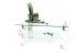 Couchtisch >126/302-19< in Marmor optik, MDF - 100x45x60cm (BxHxT)