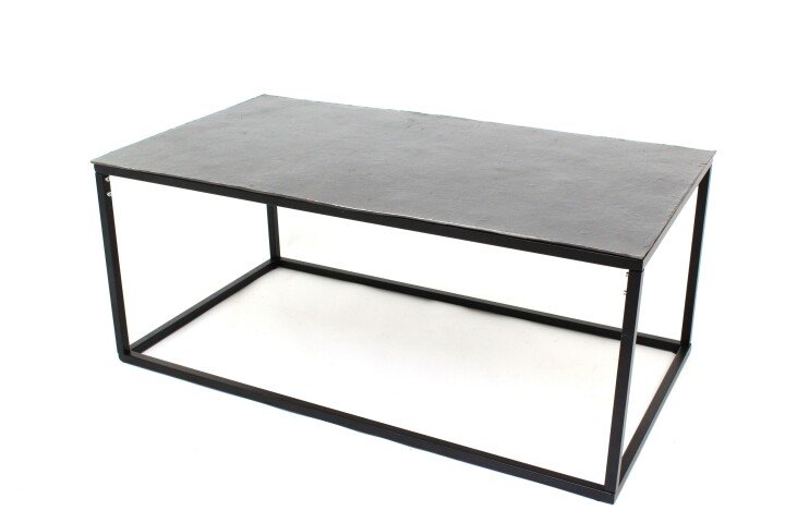 Couchtisch >2117-24< in Aluminium Granit Optik - 110x60 (BxH)