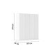 Drehtürenschrank >Monostar< in alpinweiß aus Holzwerkstoff - 181x210x54cm (BxHxT)