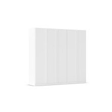 Drehtürenschrank >Monostar< in alpinweiß aus Holzwerkstoff - 226x210x54cm (BxHxT)