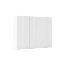 Drehtürenschrank >Modesty< in alpinweiß aus Holzwerkstoff - 271x210x54cm (BxHxT)