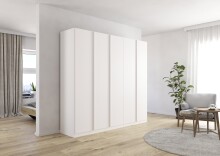 Drehtürenschrank >Modesty< in alpinweiß...
