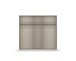 Drehtürenschrank >Modesty< in alpinweiß aus Holzwerkstoff - 226x210x54cm (BxHxT)