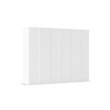 Drehtürenschrank >Modesty< in alpinweiß aus Holzwerkstoff - 271x210x54cm (BxHxT)