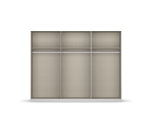 Drehtürenschrank >Monostar< in alpinweiß aus Holzwerkstoff - 271x210x54cm (BxHxT)