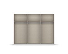 Drehtürenschrank >Modesty< in alpinweiß aus Holzwerkstoff - 271x210x54cm (BxHxT)