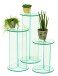 Blumentisch >4/150< in Klarglas, Glas - 30x30cm (BxH)