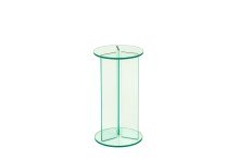 Blumentisch >4/151< in Klarglas, Glas - 30x30cm (BxH)