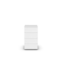 Kommode >Monostar< in alpinweiß aus Holzwerkstoff - 47x81x42cm (BxHxT)