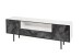 TV-Schrank >8877-11.22< in Weiß/Schiefer - 165x60x34 (BxHxT)