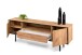 TV-Board >8877-79< in Gold Craft Oak, Schiefer - 165x60x34 (BxHxT)