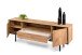 TV-Board >8877-79< in Gold Craft Oak, Schiefer - 165x60x34 (BxHxT)