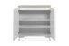 Kommode >Bertrix< in Sandstein / weiß - 88x92x40cm (BxHxT)