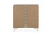Kommode >Bertrix< in Sandstein / weiß - 88x92x40cm (BxHxT)