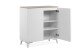 Kommode >Bertrix< in Sandstein / weiß - 88x92x40cm (BxHxT)