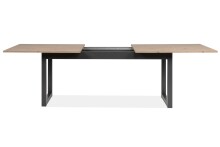Esstisch >Denver< in Artisan Oak / anthrazit - 200x75x90cm (BxHxT)