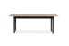 Esstisch >Denver< in Artisan Oak / anthrazit - 200x75x90cm (BxHxT)