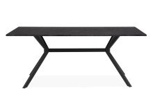 Esstisch >Onex< in Schiefer dunkel / schwarz - 180x75x90cm (BxHxT)