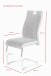 (4er Set) Freischwinger "Alvera" Webstoff Grau, Metallgestell Chrom, Lehne mit Griff