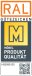 Nachtkommode >Modesty< (2er-Set) in Glas basalt / grau metallic - 47x43x42cm B/H/T