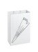 Schirmständer >22378< in weiss, Metall - 30x48x16cm (BxHxT)