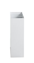 Schirmständer >22381< in weiss, Metall - 30x48x16cm (BxHxT)