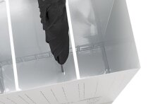 Schirmständer >22381< in weiss, Metall - 30x48x16cm (BxHxT)