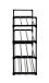 Schuhregal >22571< in schwarz, Kunststoff, Metall - 65x74x30cm (BxHxT)