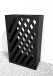 Schirmständer >22579< in schwarz, Metall - 30x48x16cm (BxHxT)