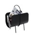 Zeitungsständer >22586< in schwarz, Metall - 37x47x22cm (BxHxT)